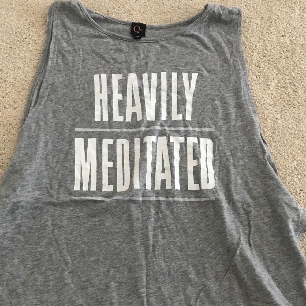 Heavily Meditated muscle tee - M